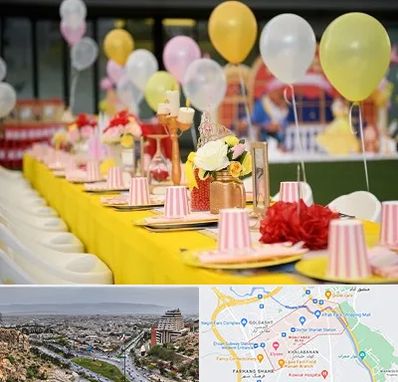 کافه برای تولد کودک در معالی آباد شیراز