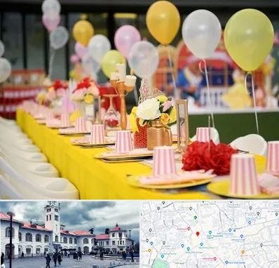 کافه برای تولد کودک در میدان شهرداری رشت