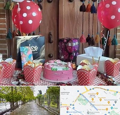 سفره خانه برای تولد در خیابان ارم شیراز