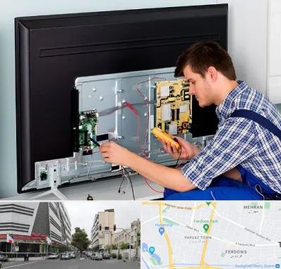 تعمیر تلویزیون در بلوار فردوس 