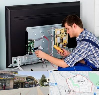 تعمیر تلویزیون در پرواز تبریز