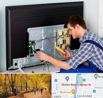 تعمیر تلویزیون در چهارباغ اصفهان