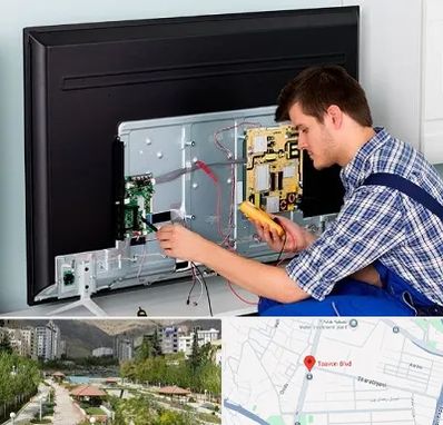 تعمیر تلویزیون در بلوار تعاون