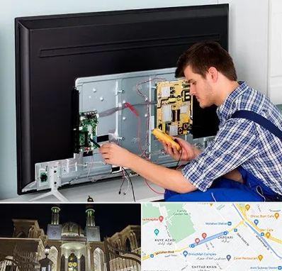 تعمیر تلویزیون در زرگری شیراز