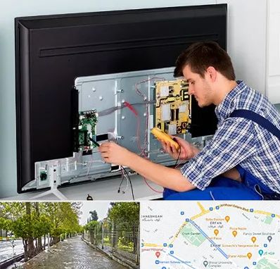 تعمیر تلویزیون در خیابان ارم شیراز