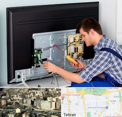 تعمیر تلویزیون در مرزداران 