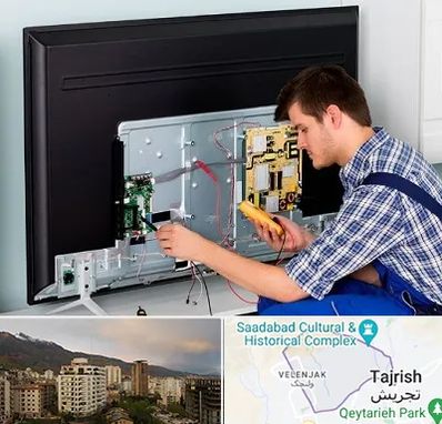 تعمیر تلویزیون ال جی در زعفرانیه 