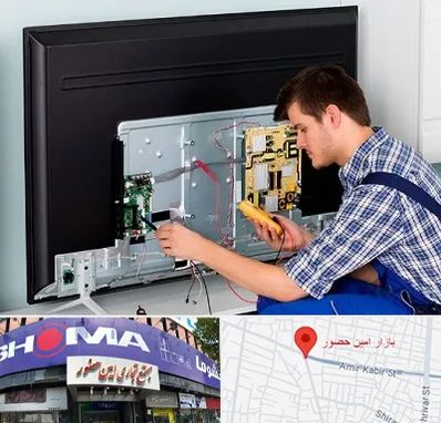 تعمیر تلویزیون ال جی در امین حضور