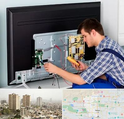 تعمیر تلویزیون ال جی در منطقه 5 تهران