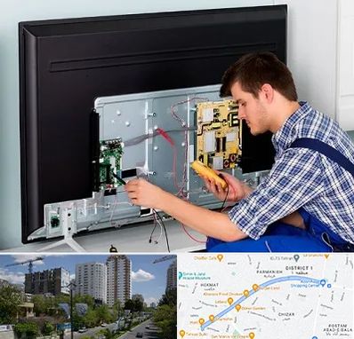 تعمیر تلویزیون ال جی در اندرزگو