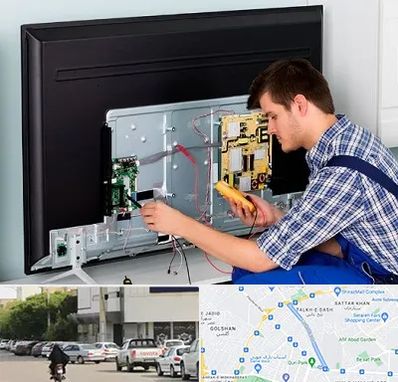 تعمیر تلویزیون ال جی در قدوسی شرقی شیراز