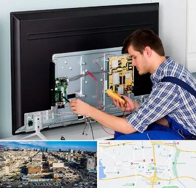 تعمیر تلویزیون ال جی در شهرک راه آهن