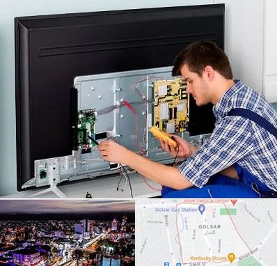 تعمیر تلویزیون ال جی در گلسار رشت 