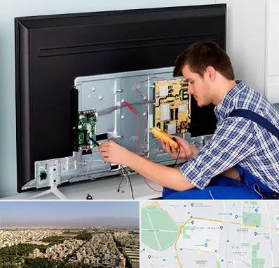 تعمیر تلویزیون ال جی در نازی آباد