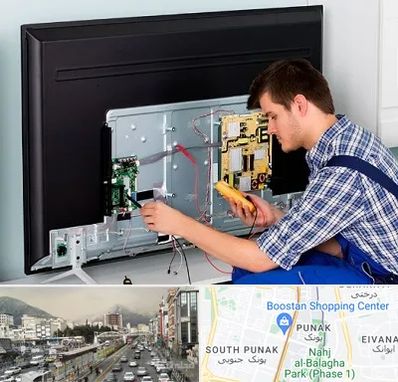 تعمیر تلویزیون ال جی در پونک 