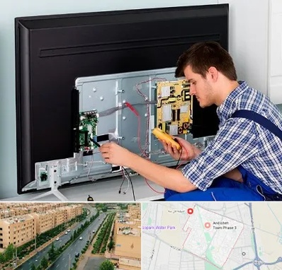 تعمیر تلویزیون ال جی در فاز سه اندیشه