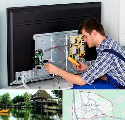 تعمیر تلویزیون ال جی در صومعه سرا