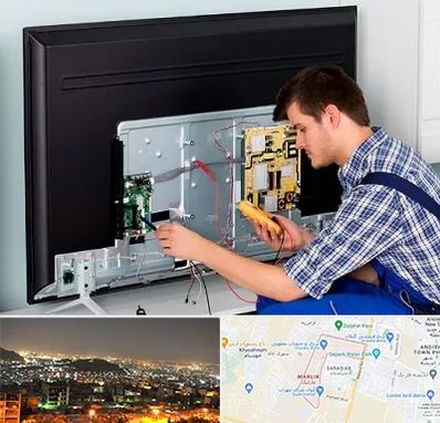 تعمیر تلویزیون ال جی در مارلیک کرج