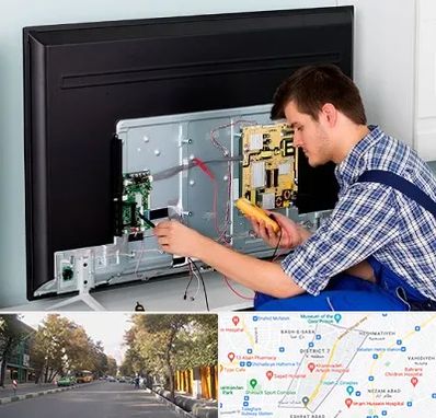 تعمیر تلویزیون ال جی در شریعتی 