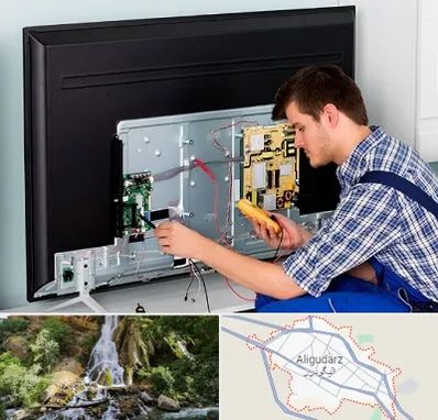 تعمیر تلویزیون ال جی در الیگودرز