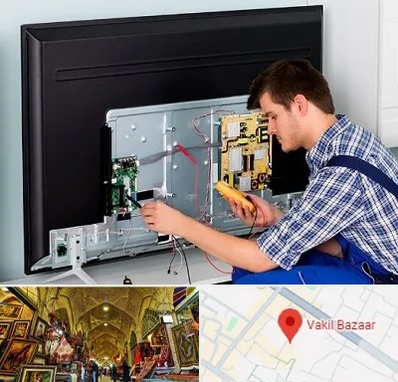 تعمیر تلویزیون ال جی در بازار وکیل شیراز