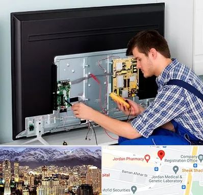 تعمیر تلویزیون ال جی در جردن 