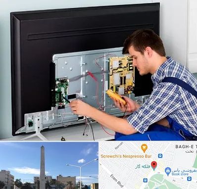 تعمیر تلویزیون ال جی در فلکه گاز شیراز