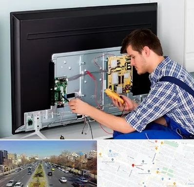 تعمیر تلویزیون ال جی در بلوار معلم مشهد