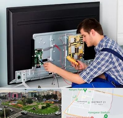 تعمیر تلویزیون ال جی در تهرانسر 