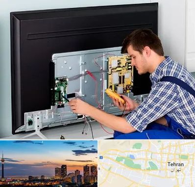 تعمیر تلویزیون ال جی در غرب تهران 