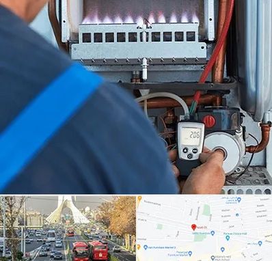 تعمیر پکیج در خیابان آزادی