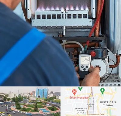 تعمیر پکیج در ونک 