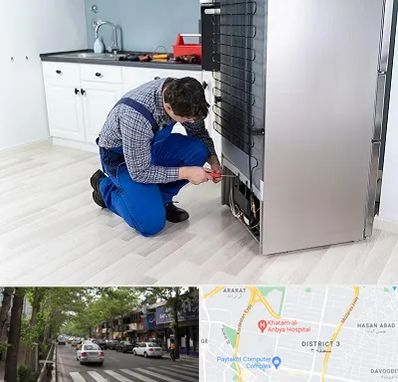 تعمیر یخچال سامسونگ در ظفر 