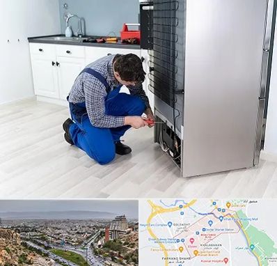 تعمیر یخچال سامسونگ در معالی آباد شیراز