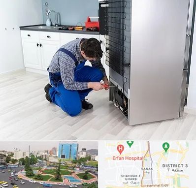 تعمیر یخچال سامسونگ در ونک 