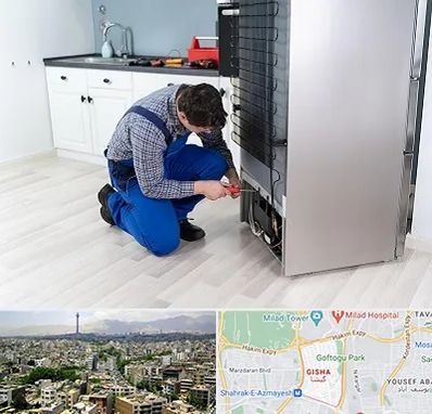 تعمیر یخچال سامسونگ در گیشا 