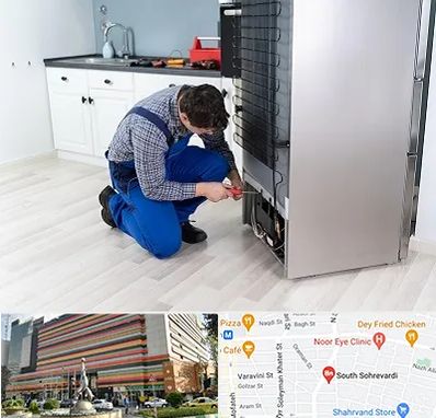 تعمیر یخچال سامسونگ در سهروردی 