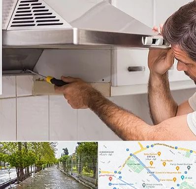 تعمیر هود در خیابان ارم شیراز