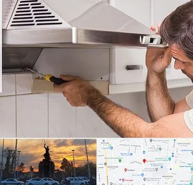 تعمیر هود در میدان حر