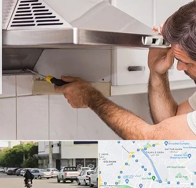 تعمیر هود در قدوسی شرقی شیراز