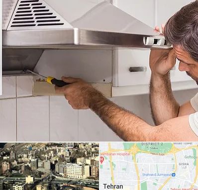 تعمیر هود در مرزداران 