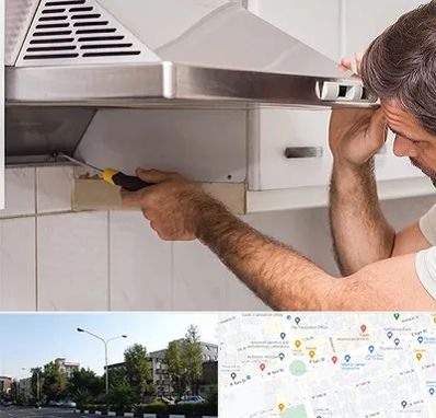 تعمیر هود در میدان کاج