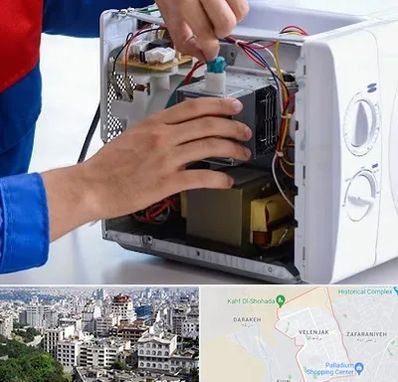 تعمیر مایکروفر در ولنجک 