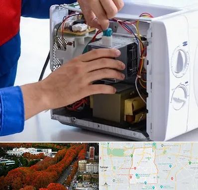 تعمیر مایکروفر در منطقه 6 تهران
