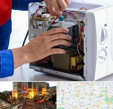 تعمیر مایکروفر در جنت آباد تهران 