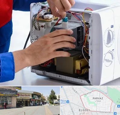 تعمیر مایکروفر در پرواز تبریز