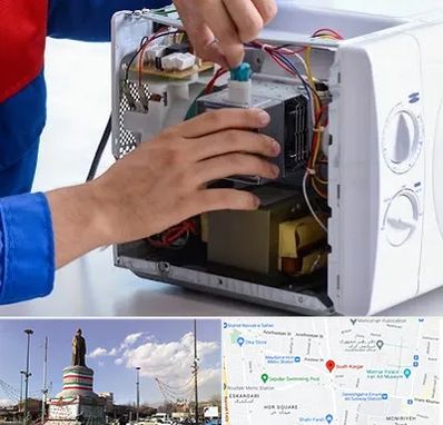 تعمیر مایکروفر در کارگر جنوبی