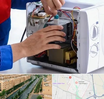 تعمیر مایکروفر در فاز سه اندیشه