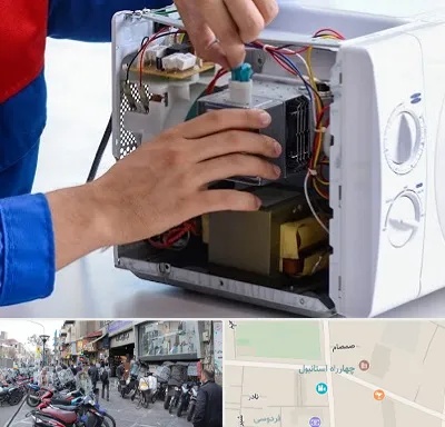 تعمیر مایکروفر در چهارراه استانبول