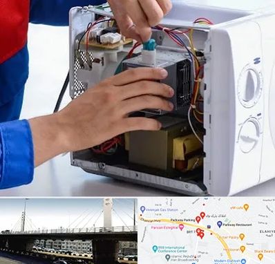 تعمیر مایکروفر در پارک وی 